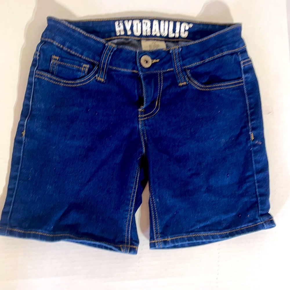 Hydraulic Denim Shorts 1/2